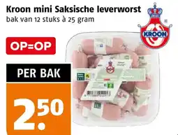 Poiesz Kroon mini Saksische leverworst aanbieding