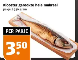 Poiesz Klooster gerookte hele makreel aanbieding