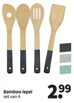 Wibra Bamboo lepel aanbieding