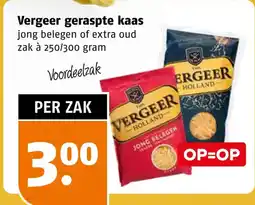 Poiesz Vergeer geraspte kaas aanbieding