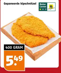 Poiesz Gepaneerde kipschnitzel aanbieding