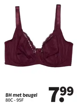 Wibra BH met beugel aanbieding