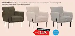 Woonsquare Fauteuil Orion aanbieding