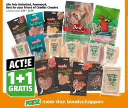 Poiesz Alle Pets Unlimited, Rosewood, Best for your Friend of Charlie's Chewies aanbieding