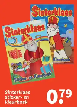 Wibra Sinterklaas sticker- en kleurboek aanbieding
