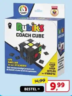 Boekenvoordeel Rubik's coach cube aanbieding
