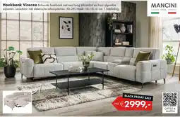 Woonsquare Mancini Hoekbank Vicenza aanbieding