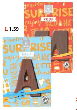 Wibra Chocoladeletter aanbieding
