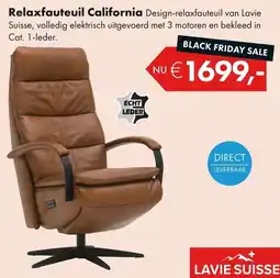 Woonsquare Lavie Suisse Relaxfauteuil California aanbieding
