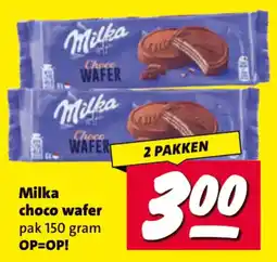 Nettorama Milka choco wafer aanbieding