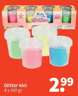 Wibra Glitter klei aanbieding