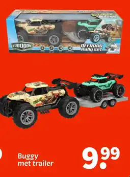 Wibra Buggy met trailer aanbieding