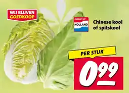 Nettorama Chinese kool of spitskool aanbieding