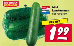 Nettorama Mini komkommers aanbieding