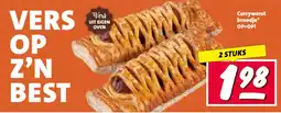 Nettorama Curryworst broodje aanbieding