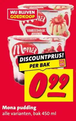 Nettorama Mona pudding aanbieding