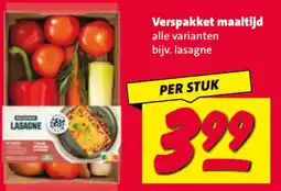 Nettorama Verspakket maaltijd aanbieding
