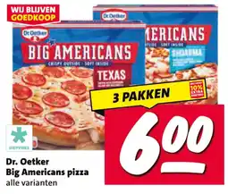Nettorama Dr. Oetker Big Americans pizza aanbieding