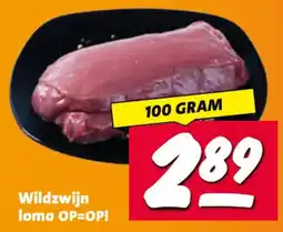 Nettorama Wildzwijn lomo aanbieding
