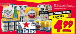 Nettorama 0.0 bier Hertog Jan, Grolsch, Amstel of Heineken aanbieding