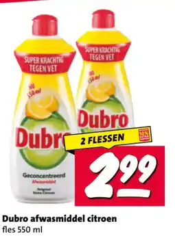Nettorama Dubro afwasmiddel citroen aanbieding