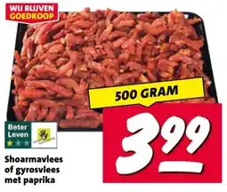 Nettorama Shoarmavlees of gyrosvlees met paprika aanbieding