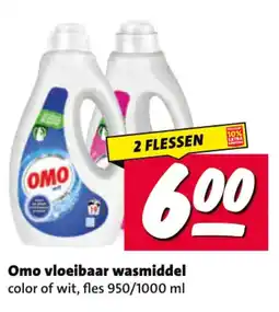 Nettorama Omo vloeibaar wasmiddel aanbieding