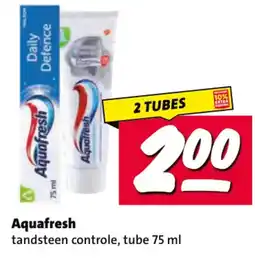 Nettorama Aquafresh tandsteen controle aanbieding
