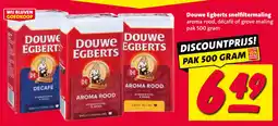 Nettorama Douwe Egberts snelfiltermaling aanbieding
