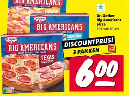 Nettorama Dr. Oetker Big Americans pizza aanbieding