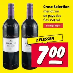 Nettorama Cruse Selection merlot vin aanbieding
