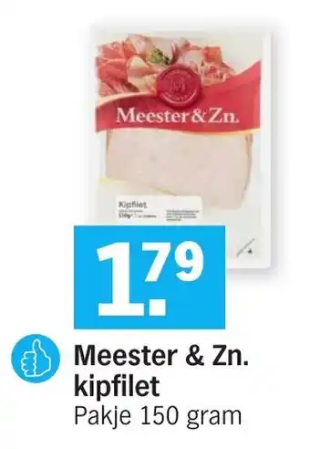 Albert Heijn Meester & Zn. kipfilet 150g aanbieding