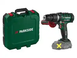 Lidl PARKSIDE Accu-klopboormachine 20 V 45 Nm, zonder accu en lader aanbieding