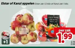 Dekamarkt Elstar of Kanzi appelen aanbieding
