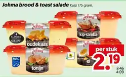 Dekamarkt Johma brood & toast salade aanbieding