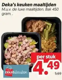 Dekamarkt Deka's keuken maaltijden aanbieding