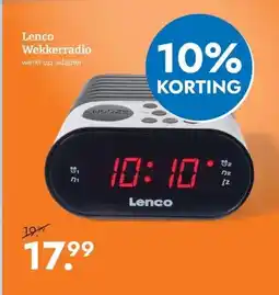 Blokker Lenco Wekkerradio aanbieding