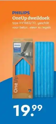 Blokker PHILIPS OneUp dweildoek aanbieding