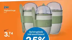 Blokker Joie Yoghurt to go aanbieding