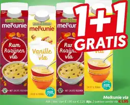 Dekamarkt Melkunie vla aanbieding