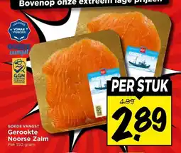 Vomar Voordeelmarkt GOEDE VANGST Gerookte Noorse Zalm aanbieding