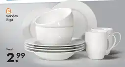 Blokker Servies Riga aanbieding