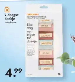 Blokker 7-daagse doekje aanbieding