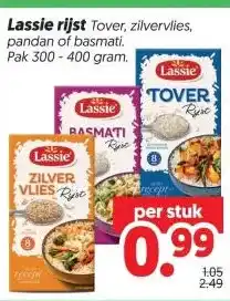Dekamarkt Lassie rijst aanbieding