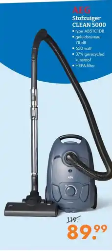 Blokker AEG Stofzuiger CLEAN 5000 aanbieding