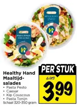 Vomar Voordeelmarkt Healthy Hand Maaltijd- salades aanbieding