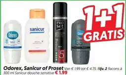 Dekamarkt Odorex, Sanicur of Proset aanbieding