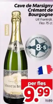 Dekamarkt Cave de Marsigny Crémant de Bourgogne aanbieding