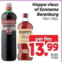 Dekamarkt Hoppe vieux of Sonnema Berenburg aanbieding