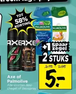 Vomar Voordeelmarkt Axe of Palmolive aanbieding